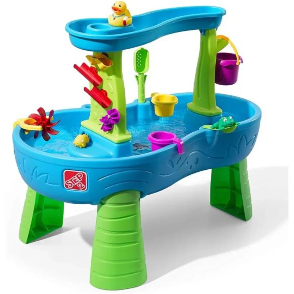 Kids Rain Shower Splash Pond Toddler Water Table Water Sensory Table